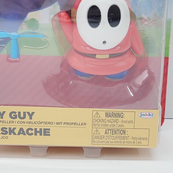NEW Jakks Pacific 91438 World of Nintendo 4" Mario SHY GUY W/PROPELLER Figure - Picture 7 of 16